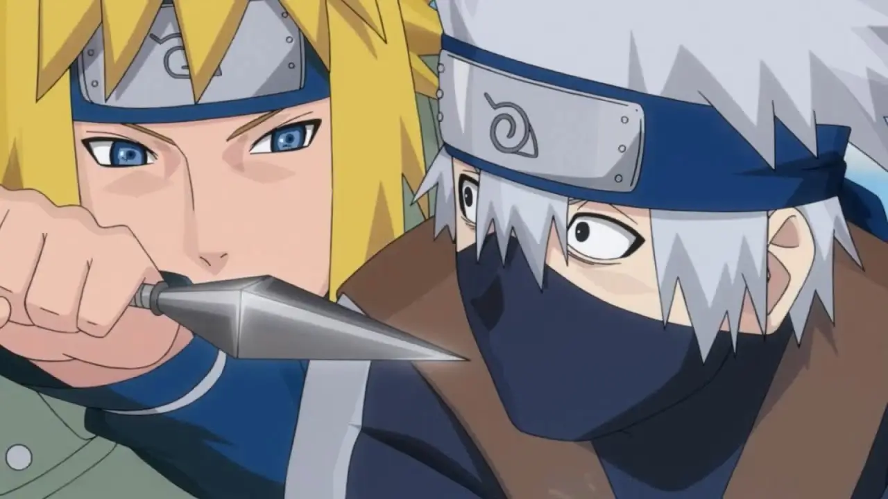 Kakashi and Minato